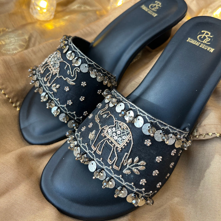 Haathi Embellished Slides