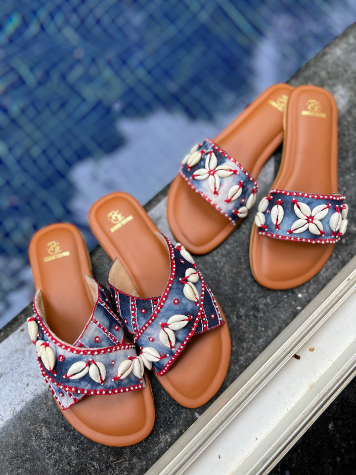 Sea Shells Criss Cross Slides