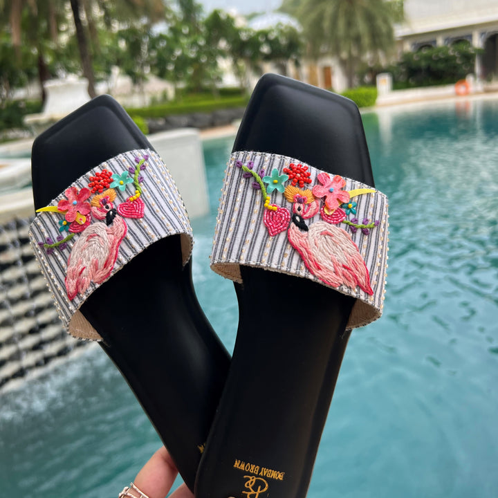 Scarlet Flamingo Sandals