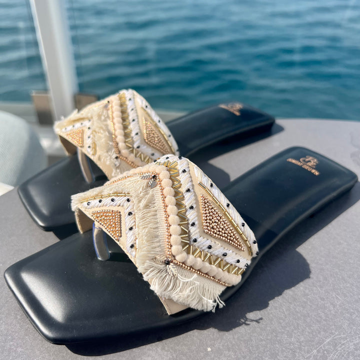 Desert Ivory Gold Sliders