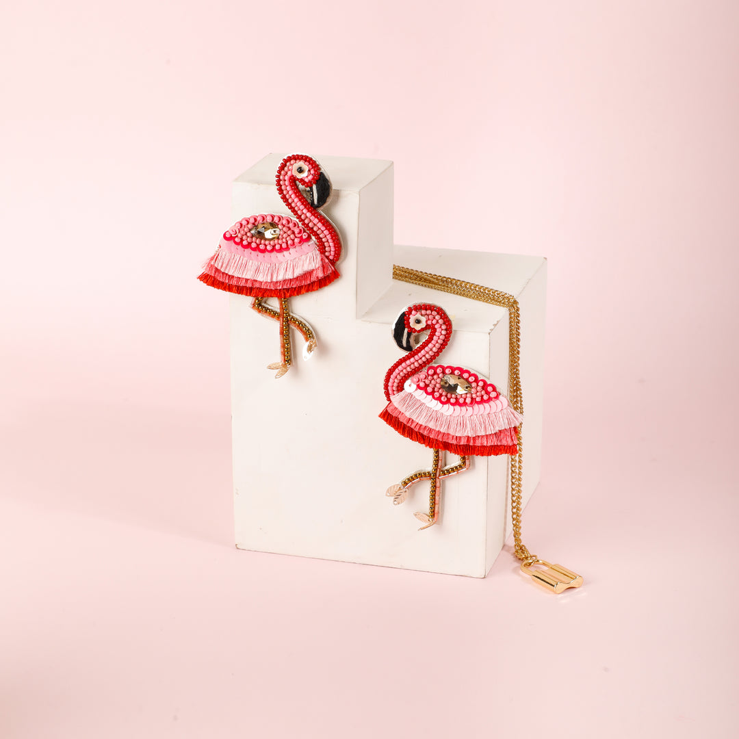 Flamingo Earrings