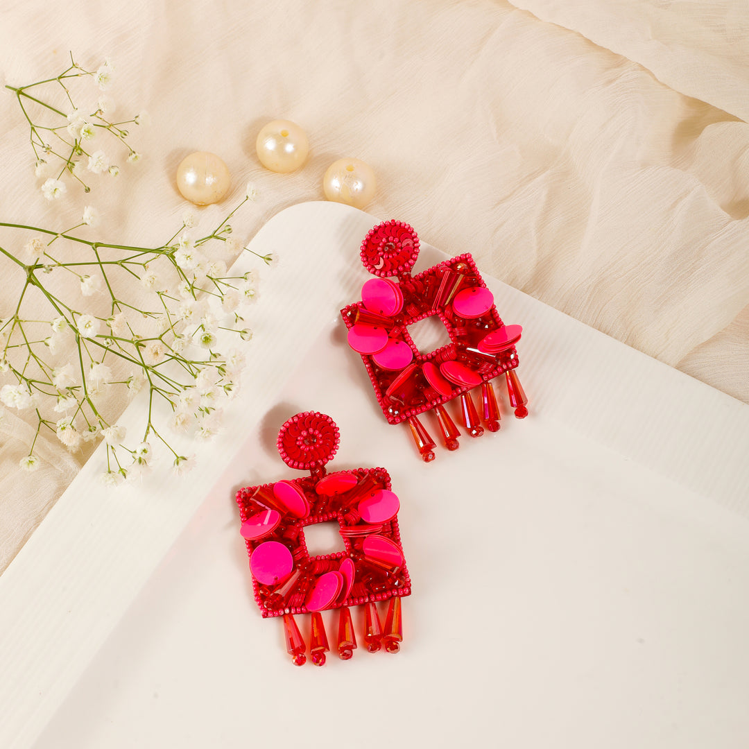 Fierce Fuchsia Earrings