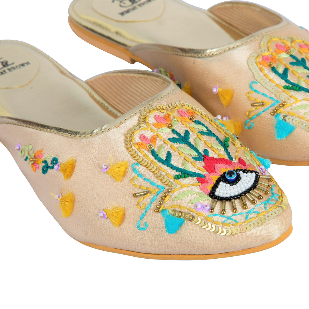 Evil Eye Hamsa Mules