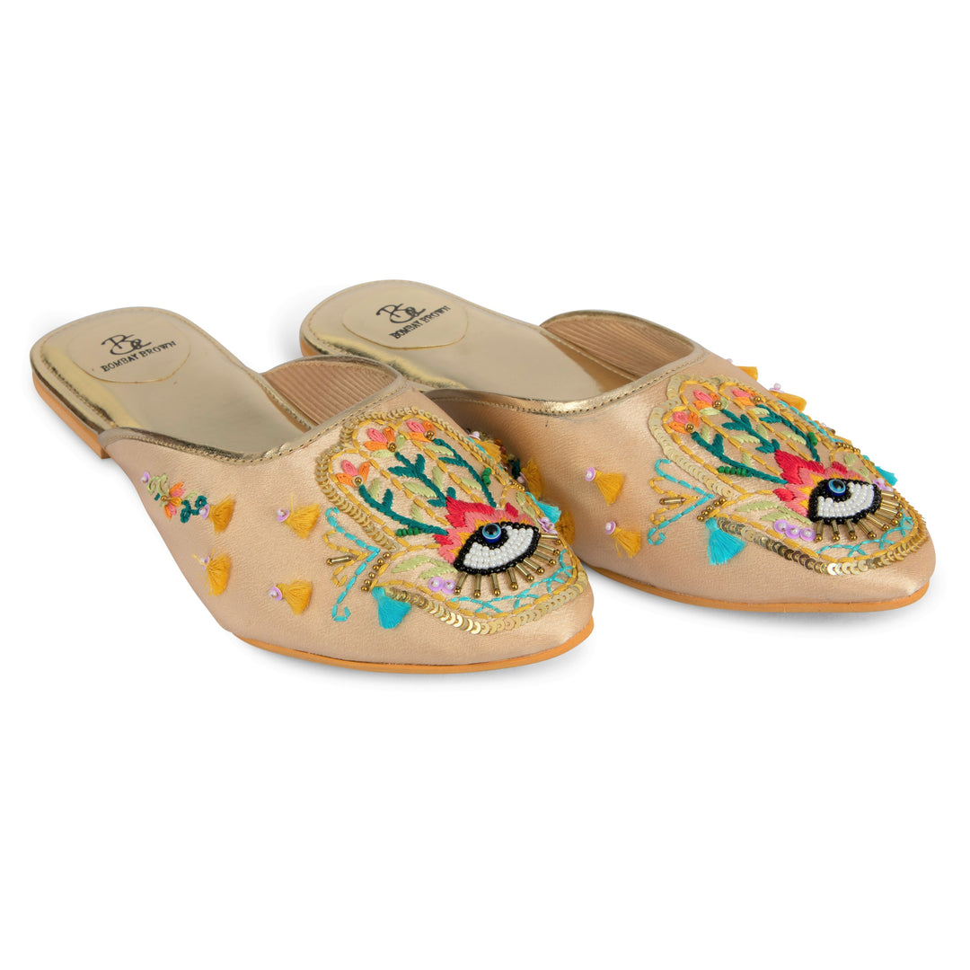 Evil Eye Hamsa Mules