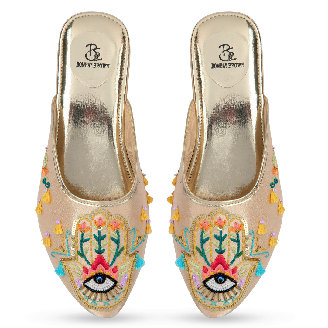 Evil Eye Hamsa Mules