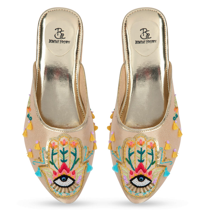 Evil Eye Hamsa Mules