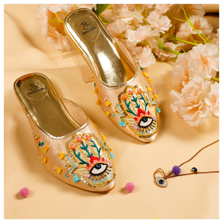 Evil Eye Hamsa Mules