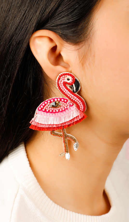 Flamingo Earrings