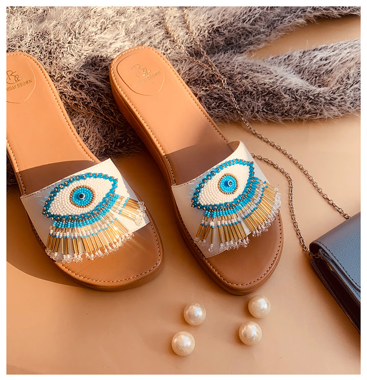 Evil Eye - Waterfall Platform Heels