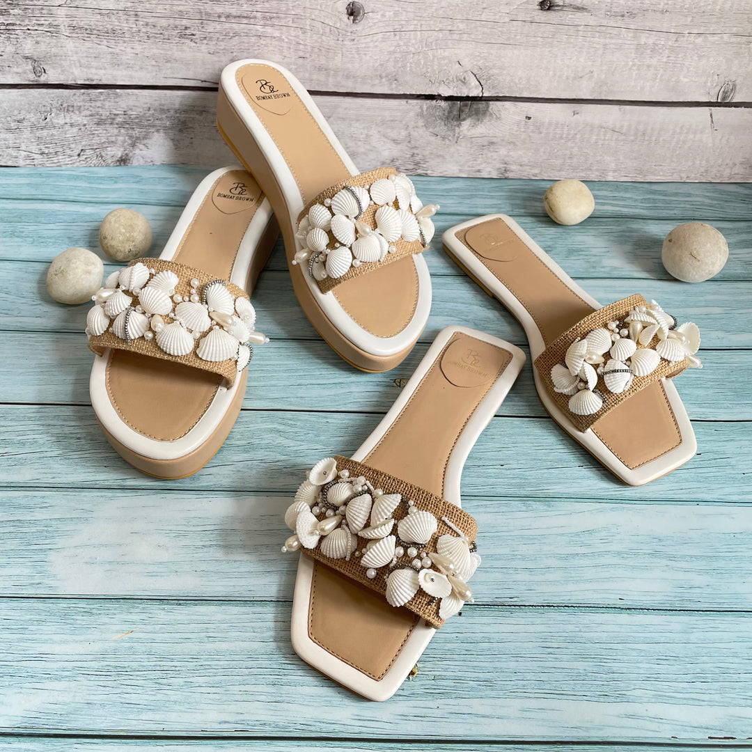 Oh-Hey-Vacay Slides Heels