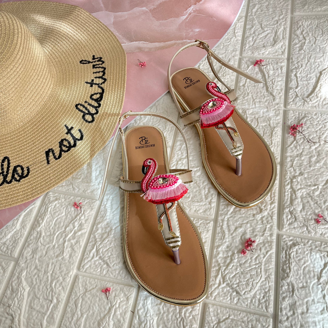 FUN N FAB FLAMINGO SANDALS