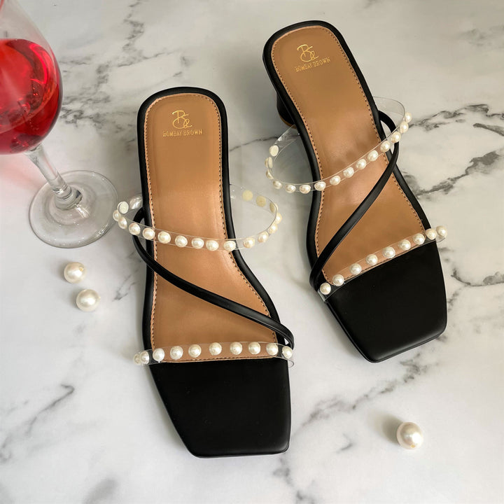 Stella Pearly Black sliders